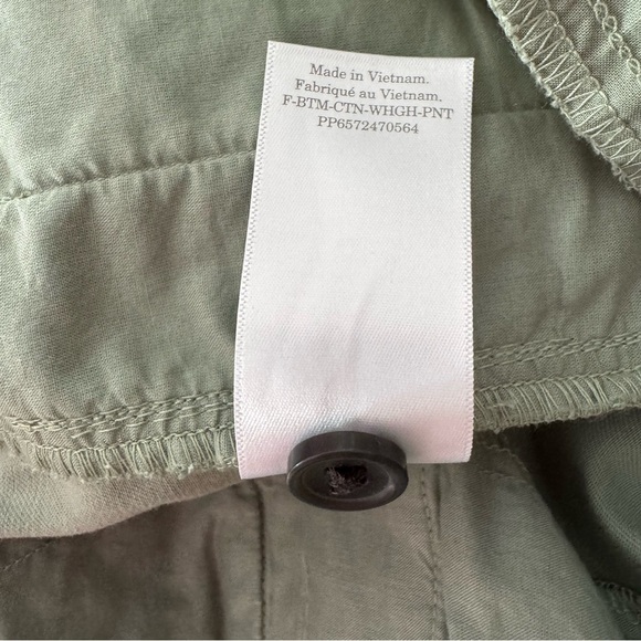 Everlane The Way-High Drape Pant Wide Leg High Waist Trouser Lily Pad 6S - Picture 11 of 11